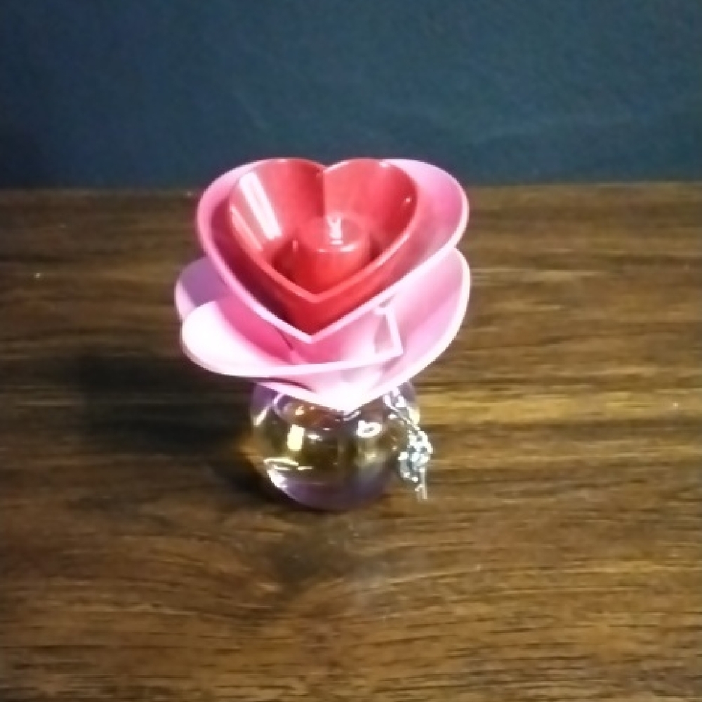 Pink Heart-Shaped Perfume Bottle SOMEDAY BY JUSTIN BEIBER